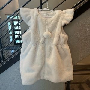 Mud Pie Faux Fur Vest New